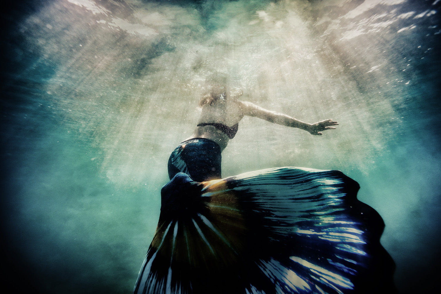 fine Art Image Underwater Mermaid