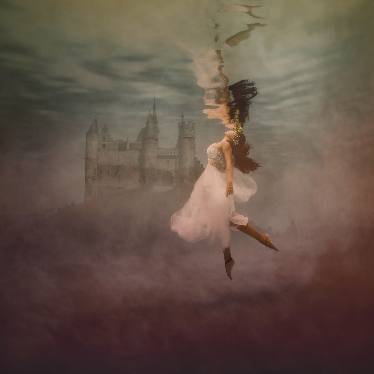 Fine Art Image of a Goddess Underwater