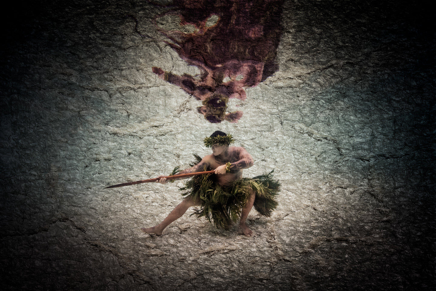 Fine Art Image of a Hawaiian Hula Dancer Underwater